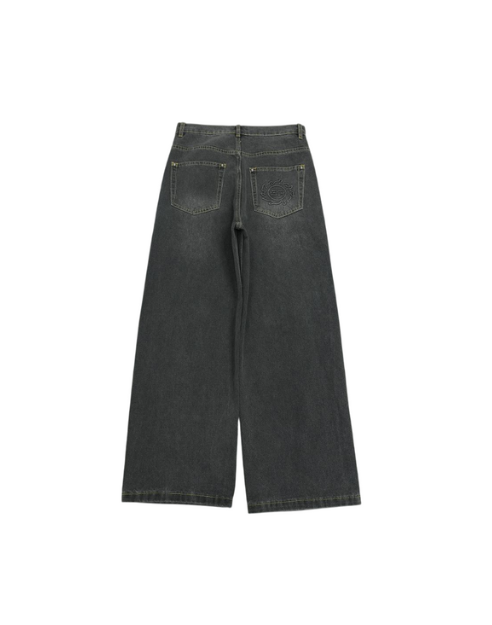 Broken Planet Baggy Jeans Black