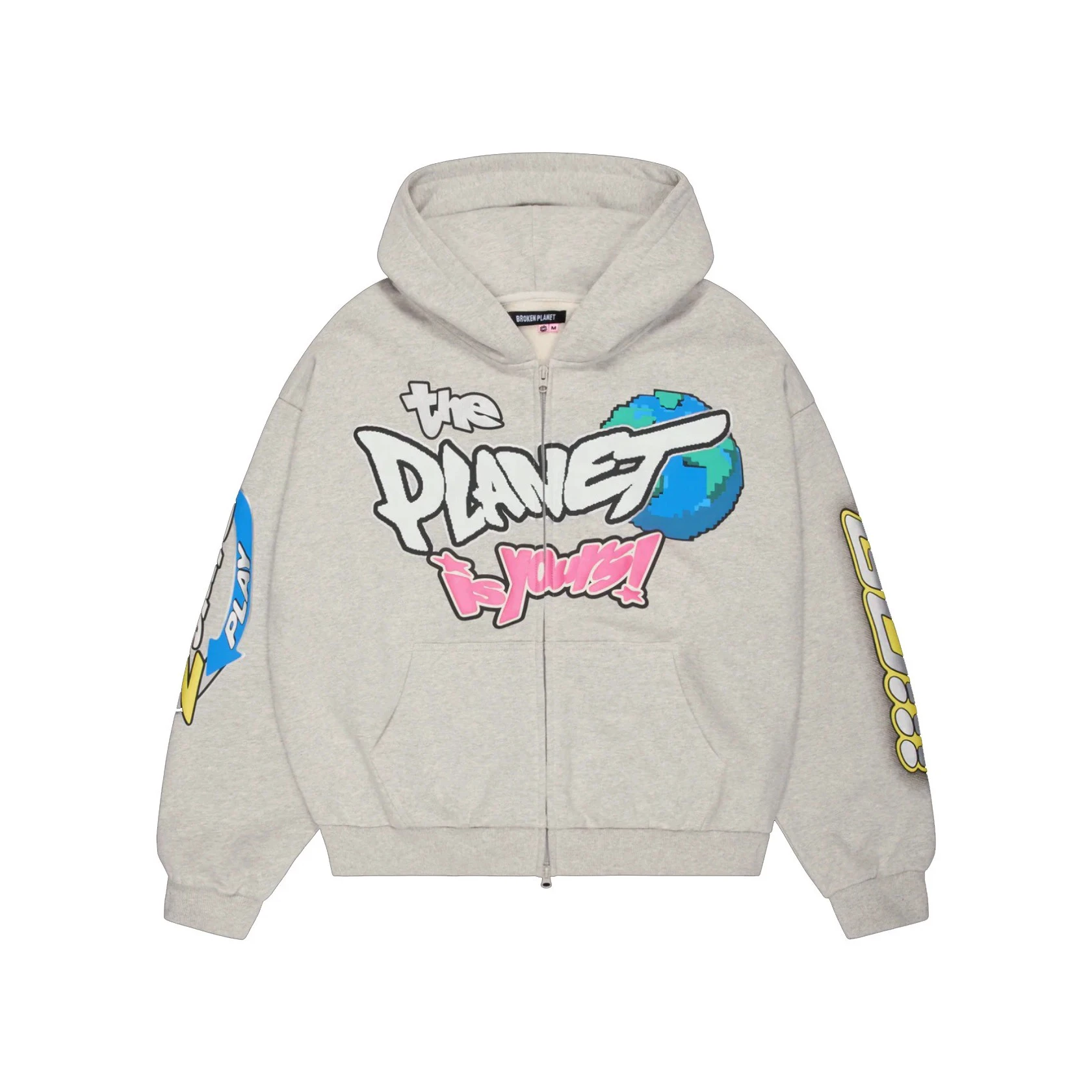 Broken Planet Zip Up Hoodie